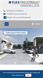 Mobile Screenshot of flick-treuconsult.de